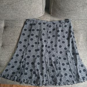 LOFT Knee Length A-Line Skirt